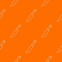 Knife pattern vector orange for any web design best