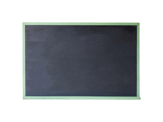 blackboard or chalkboard isolated with clipping path on white background