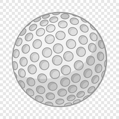 Golf ball icon in cartoon style isolated on background for any web design 