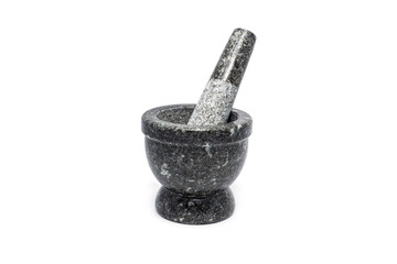 mortar and pestle isolated