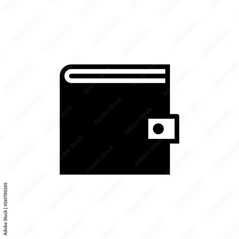 Poster Wallet icon vector. Wallet vector design. sign design. flat style. Vector EPS 10