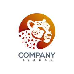 cheetah logo ready to use