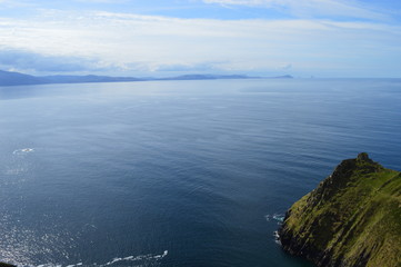 Landscape with ocean in Ireland