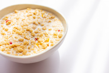 朝食のグラノーラ