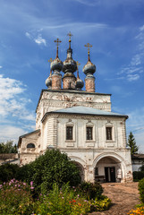 Mikhailo-Arkhangelsk monastery. Gate сhurch of John the Theologian. The city Yuryev-Polsky, Vladimir region