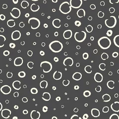 Rucksack Nahtloses Muster mit handgemalten Tintenkreisen © str33tcat