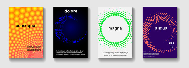 Minimal modern cover design. Future geometric patterns. Poster template vector design.