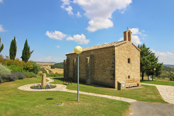 Ermita de la Virgen Blanca, Garínoain, Navarra, España