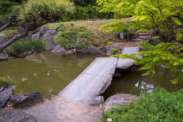 KIYOSUMI TEIEN garden in TOKYO,JAPAN. Spring