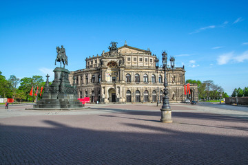 Fototapeta na wymiar Old city of Dresden, Germany