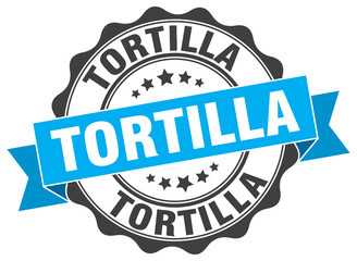 Obraz premium tortilla stamp. sign. seal