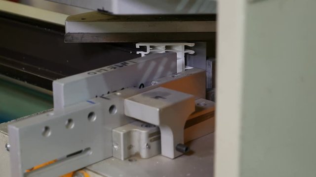 Particles of ice falling down on a black background