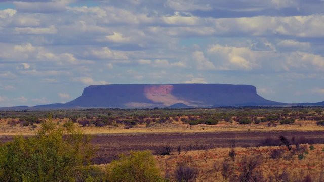 Beautiful scenery of Mount Conner and beautiful landscape, Australia.