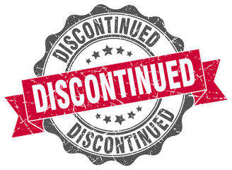 Obraz premium discontinued stamp. sign. seal
