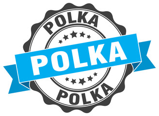polka stamp. sign. seal