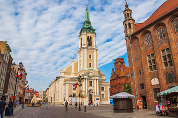 Naklejka na ściany i meble Old town of Torun. Poland 