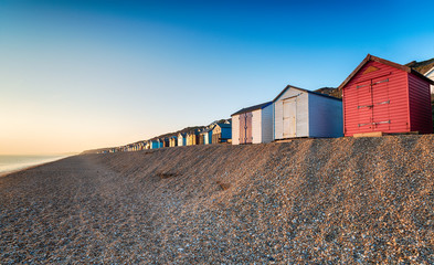 Beach Huts at Milford on Sea