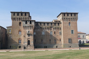 Fototapeta na wymiar St. George castle in Mantova built by Gonzaga family