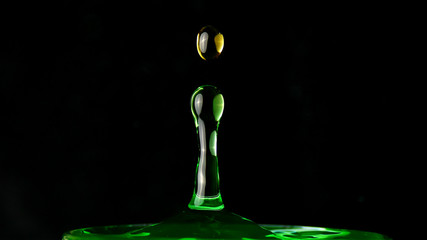 Wasser Wassertropfen Tropfen Wassertropfenkollision Tropfenkollision Water Waterdrop Flüssigkeit