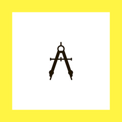 dividers vector icon. flat design