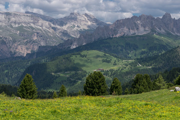 Fototapeta premium Dolomites scenic view during summer