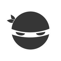 Vector illustration of a ninja silhouette design © Anton