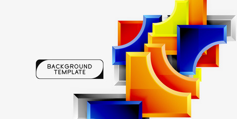 Modern geometrical abstract background