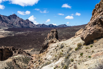 Volcanic rocks near Mount Teide, Tenerife, Canary Islands, Spain - Image