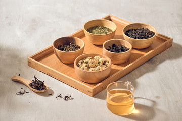 assorted tea of beauty and the health