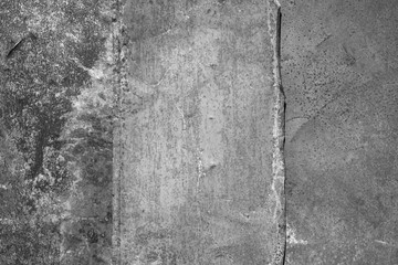 Metal grey rusty background texture, under corrosion paint with scratches