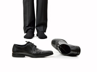 shoes of a businessman
