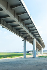 architecture and geometry of modern automobile bridge