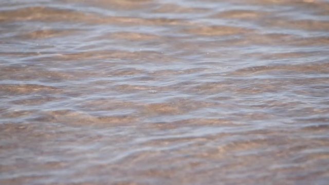Blue Baltic sea water.