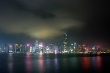Plakat Hong Kong skyline