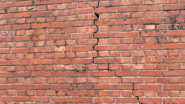 brick wall for interior exterior decoration and industrial construction concept design