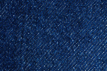 Blue jeans fabric texture, close up surface background