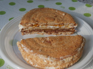 typical cake of Mantua : Elvezia cake