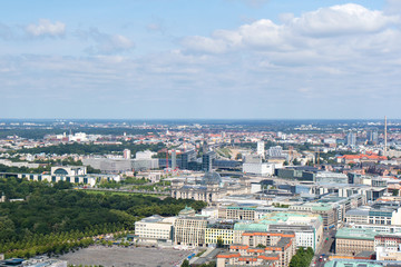 Fototapeta na wymiar The Overlooking of Berlin, Germany / ベルリン俯瞰