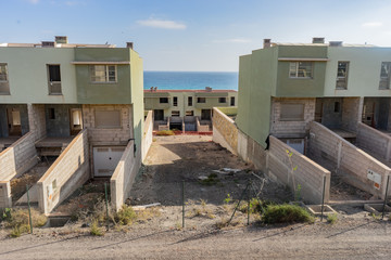 Unfinished Buildings on Fuerteventura Canary Islands Spain