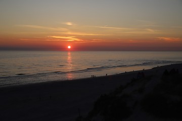 Sonnenuntergang an der Küste
