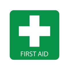 Obraz premium ID: 1350050411 First aid. Medical cross vector icon. Medicinal and pharmacy sign