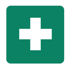 	ID: 1350050411 First aid. Medical cross vector icon. Medicinal and pharmacy sign