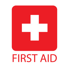 	ID: 1350050411 First aid. Medical cross vector icon. Medicinal and pharmacy sign