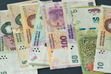 Argentina money, pesos