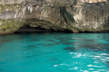 the caves in egadi sicily italy