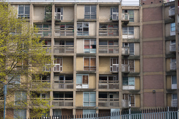 Abandoned Park Hill Flats in Sheffield