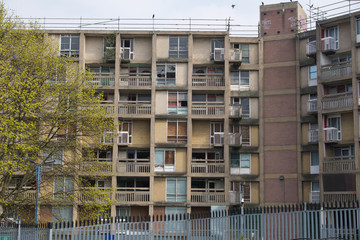Abandoned Park Hill Flats in Sheffield