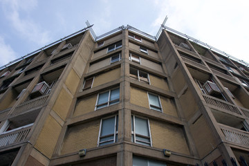 Abandoned Park Hill Flats in Sheffield