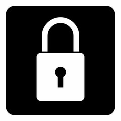 Padlock icon illustration