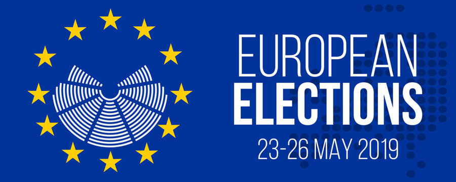 European Elections 23-26 May 2019 Vector Poster